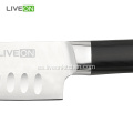 Cuchillo Santoku de madera Pakka de acero 5Cr15MoV